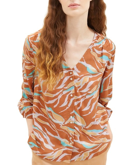 Imagen 0 de Blusa estampado abstracto