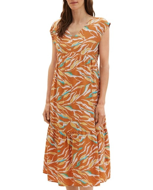 Imagen 0 de Vestido estampado abstracto