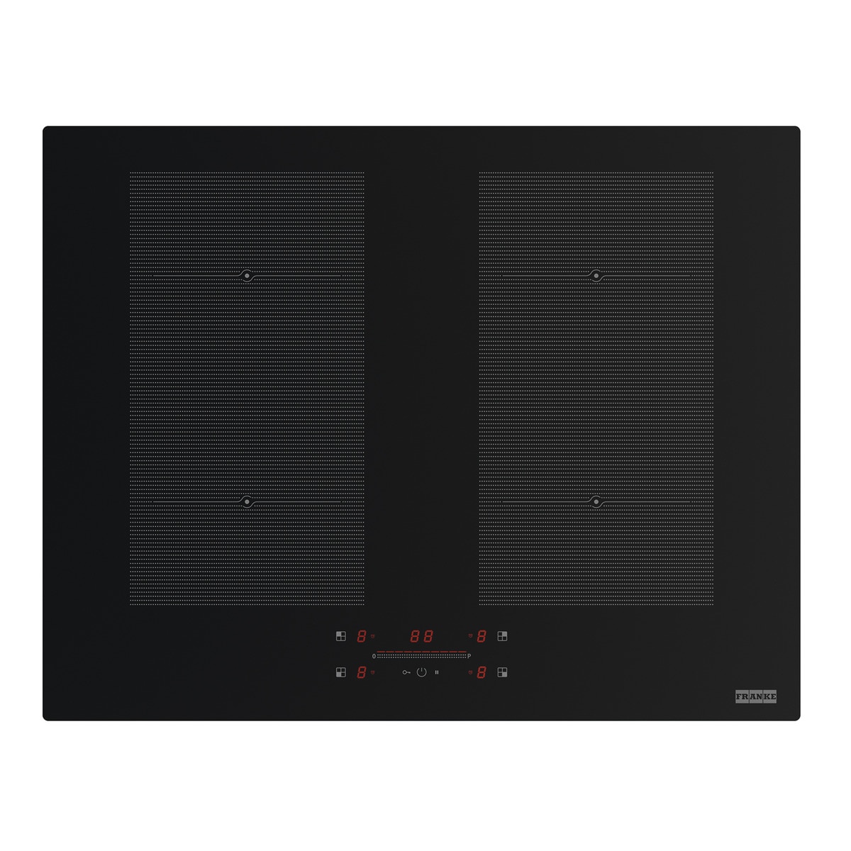 Placa inducción Franke con 2 zonas de cocción - 1080704935 Negro-1