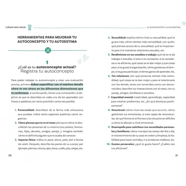 Cuídate para crecer: 100 herramientas psicológicas para desarrollar la autoestima que mereces (Capa mole) 6