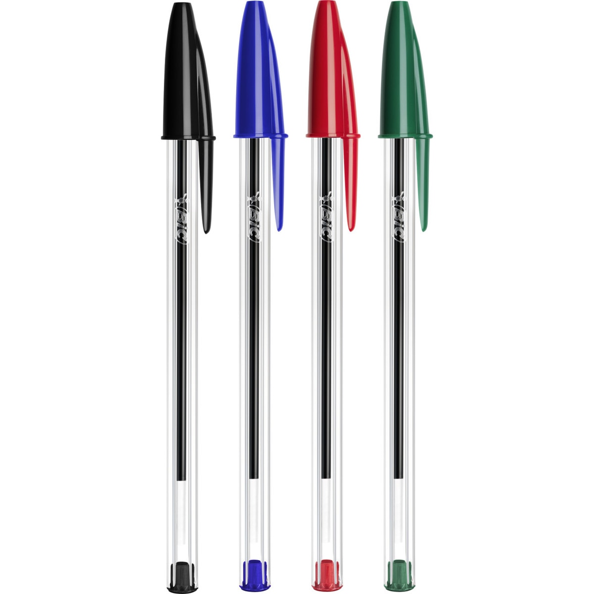 Bolsa 27 unidades de bolígrafos cristal original BIC Multicolor-2
