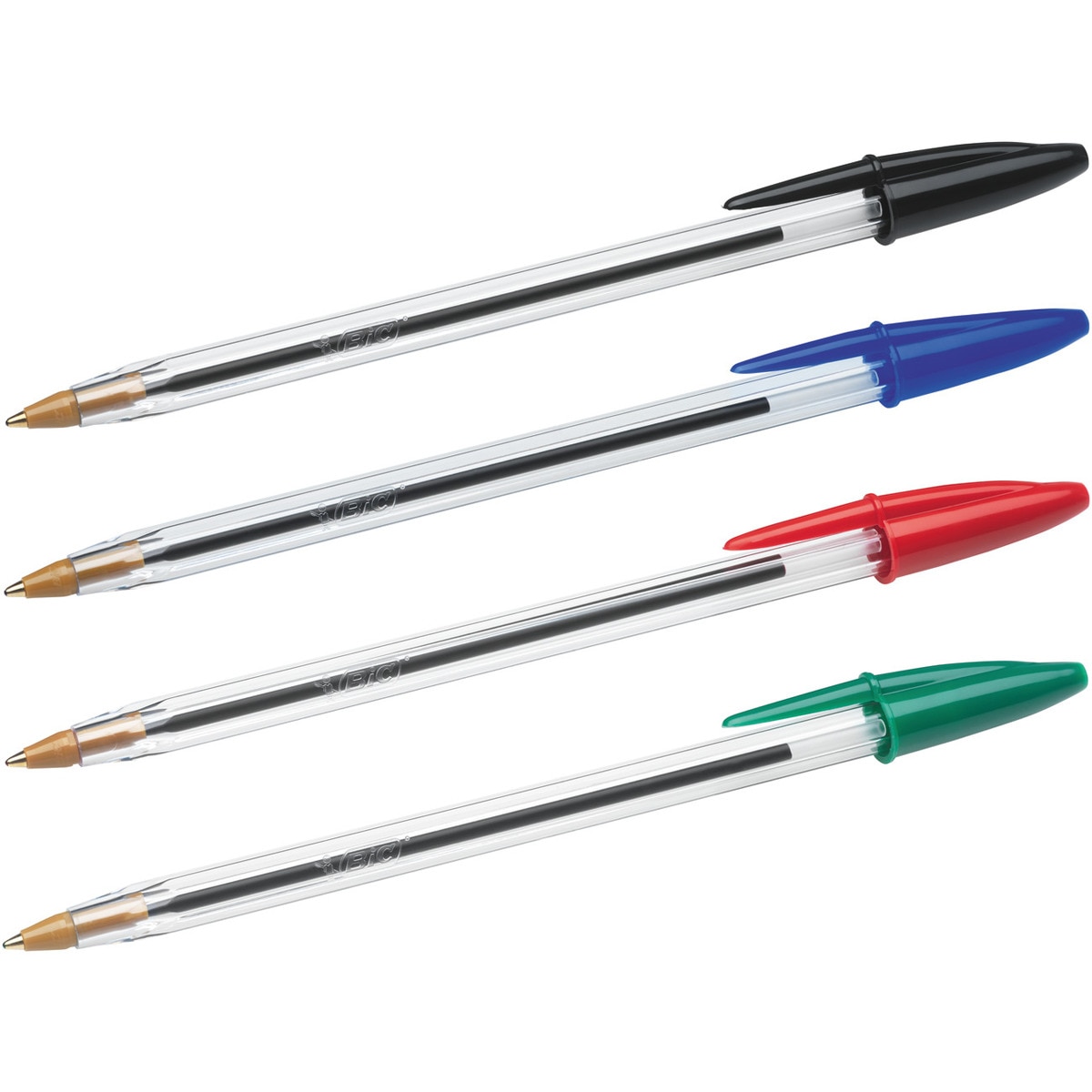 Bolsa 27 unidades de bolígrafos cristal original BIC Multicolor-8