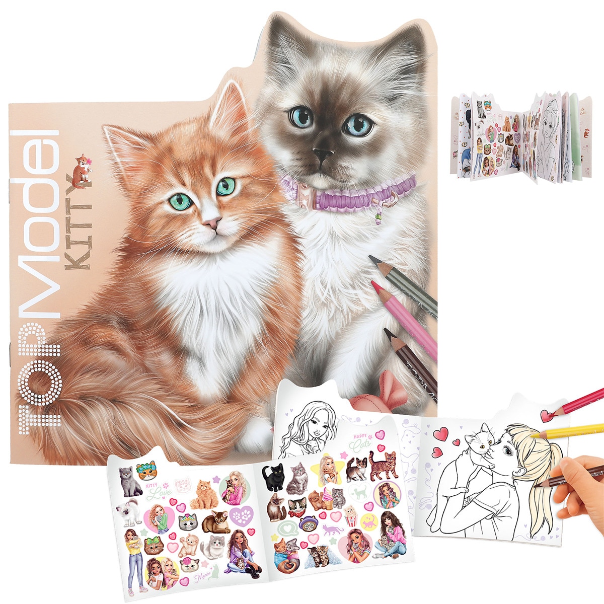 Imagen 0 de Libro para colorear Kitty TOPModel