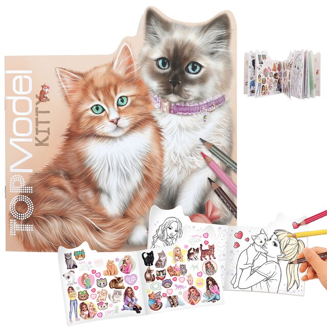 Imagen 0 de Libro para colorear Kitty TOPModel