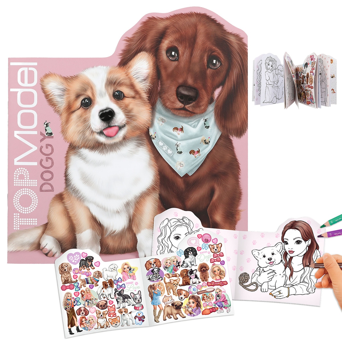Imagen 0 de Libro para colorear Doggy TOPModel