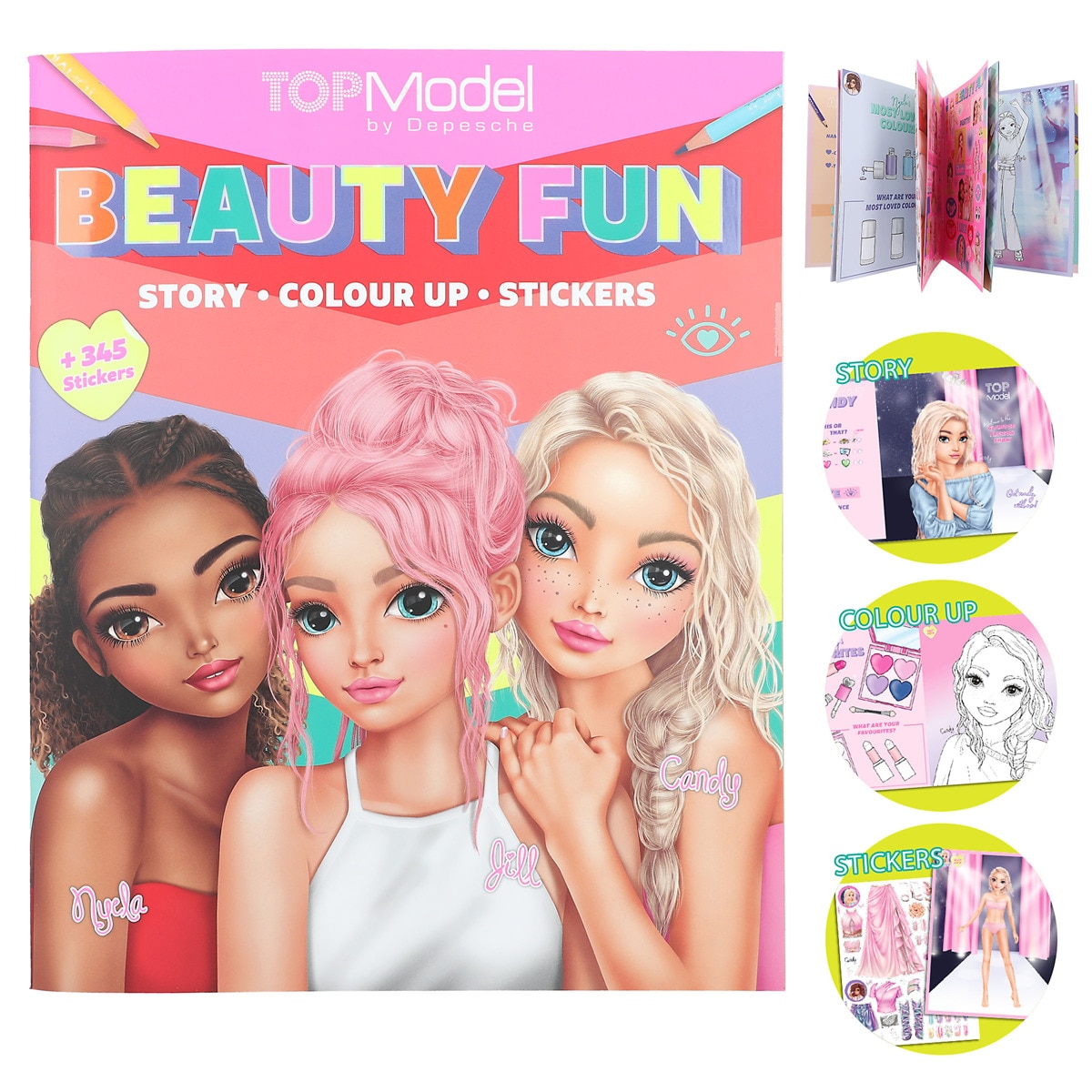 Imagen 0 de Libro para colorear beauty fun TOPModel