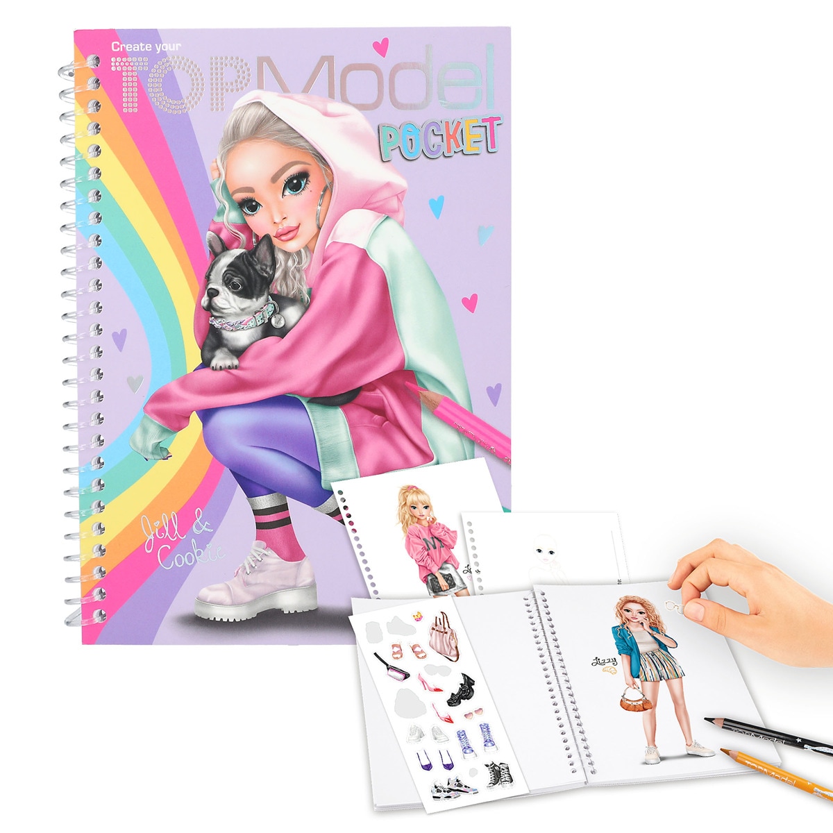 Cuaderno colorear TOPModel 1