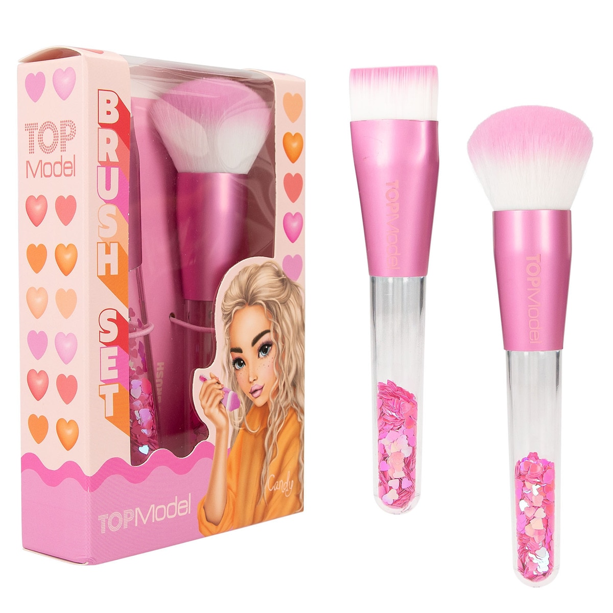 Set de brochas corazón Beauty and Me TOPModel 3