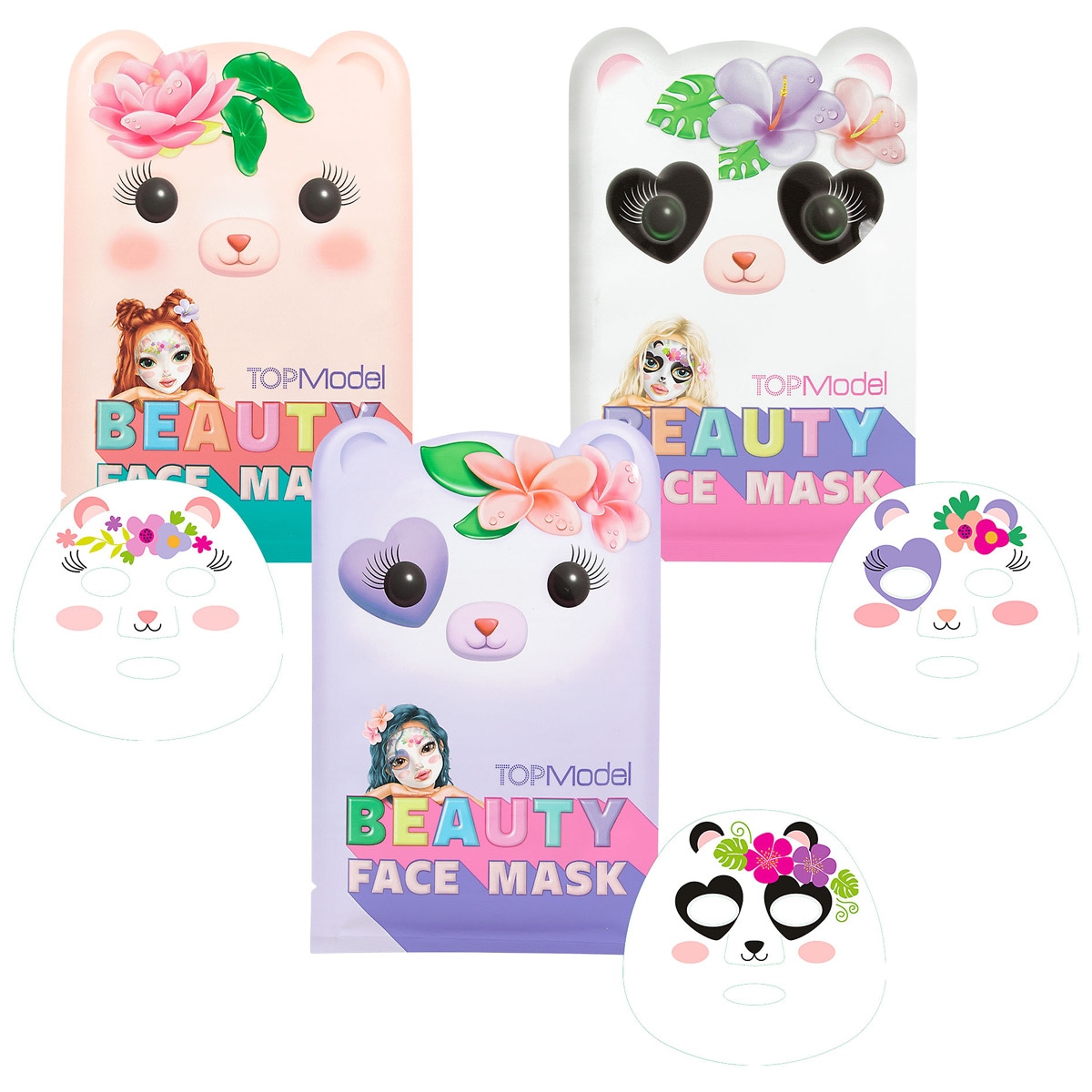 Mascarilla facial animal Beauty and Me TOPModel Surtido-2