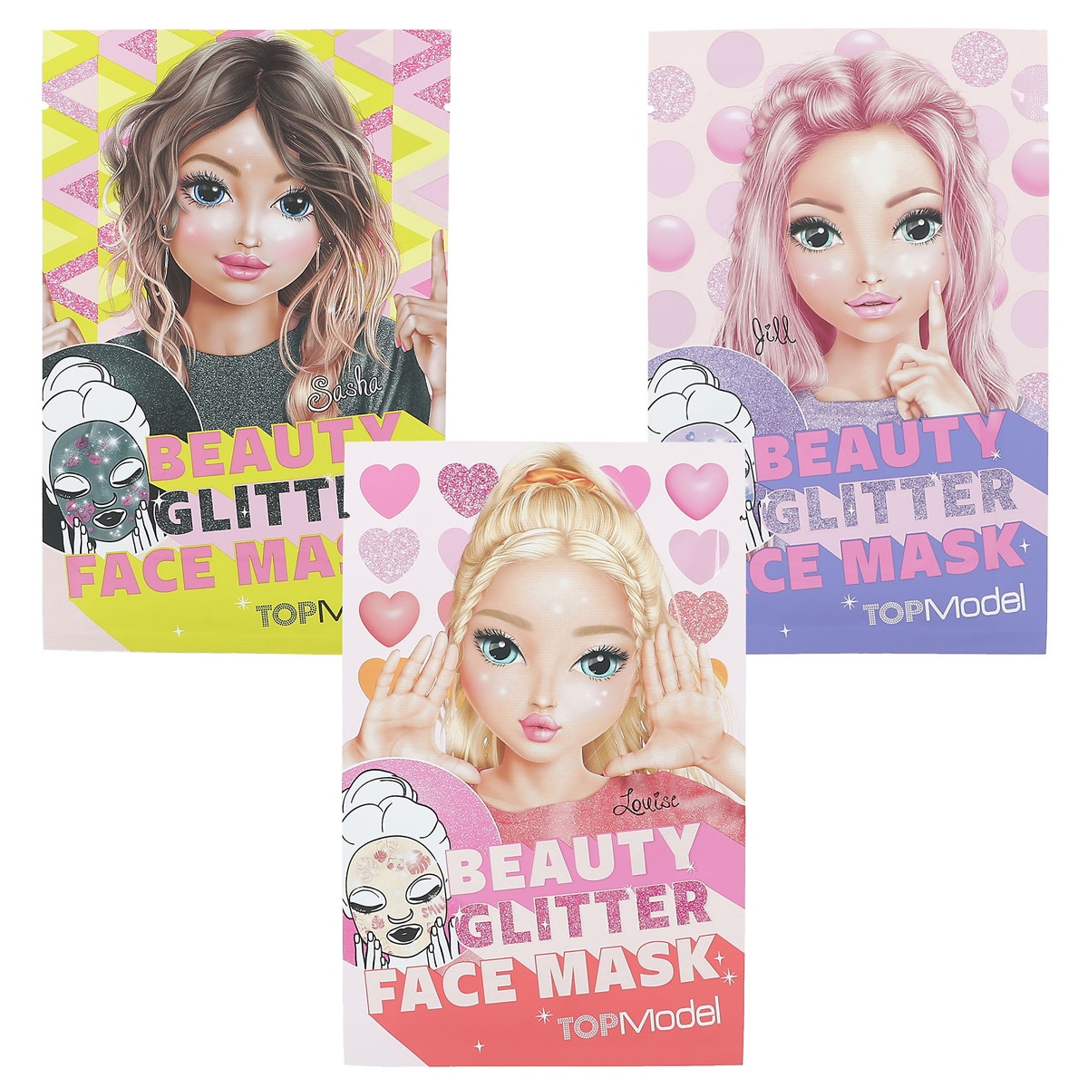 Mascara facial purpurina Beauty and Me TOPModel Sortido-2