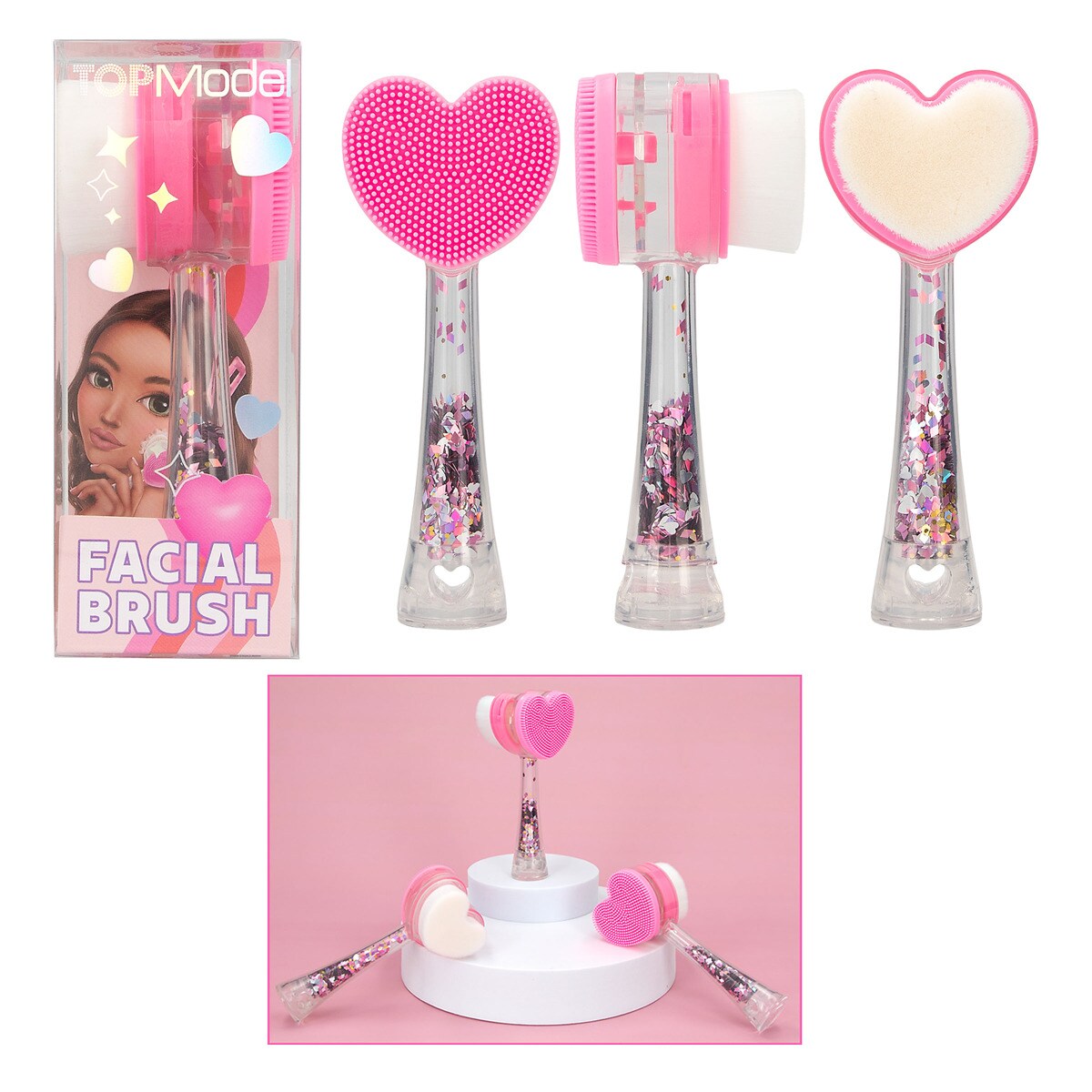 Cepillo facial corazón Beauty and Me TOPModel 1