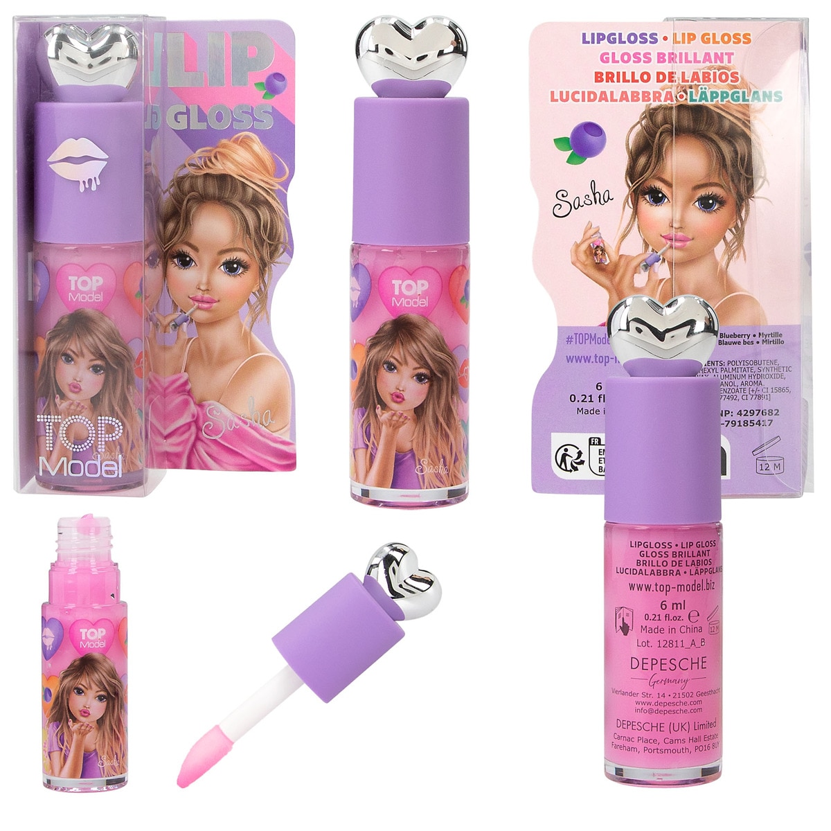 Brillo de labios glow Beauty and Me TOPModel Surtido-3