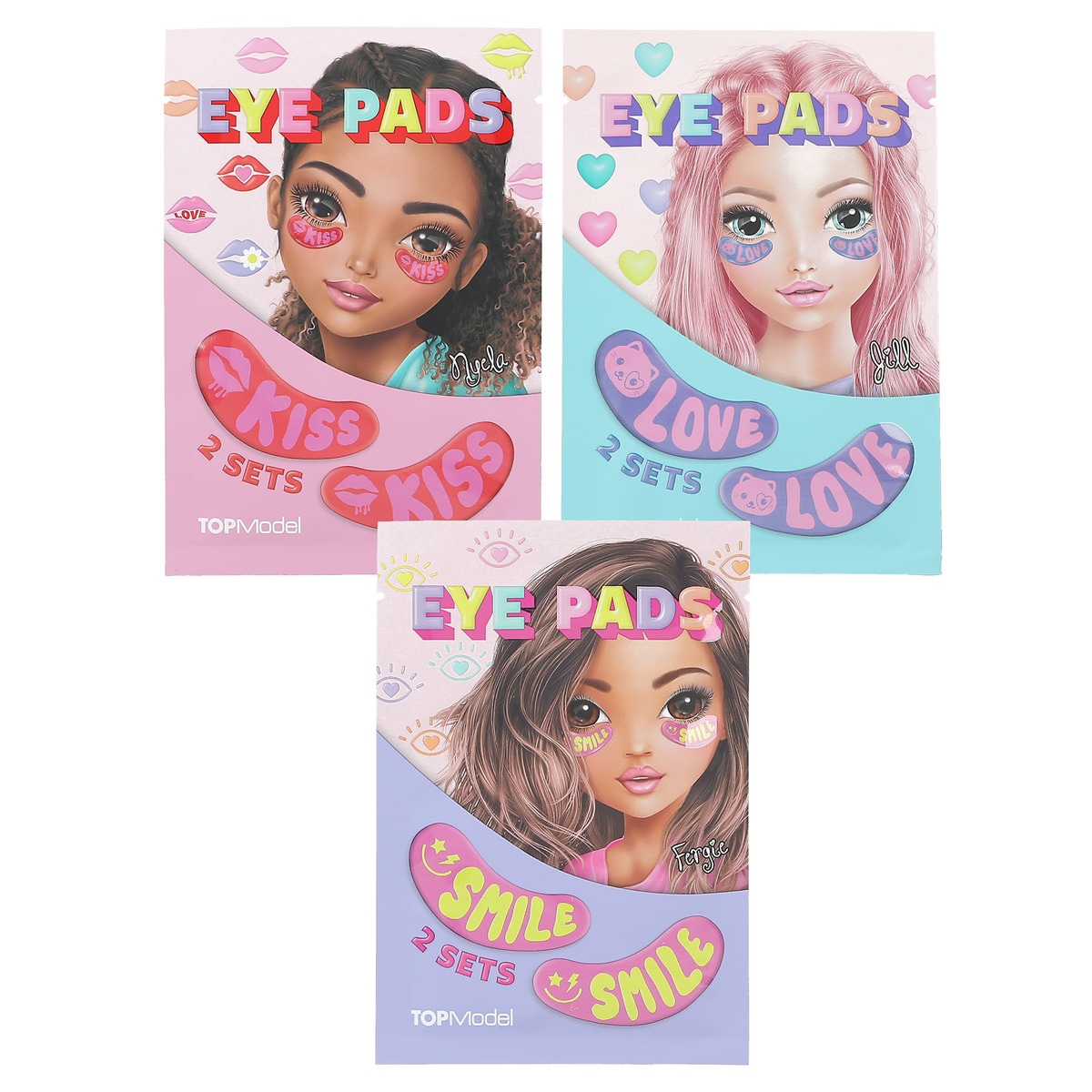 Parches para ojos impresos Beauty and Me TOPModel Surtido-2