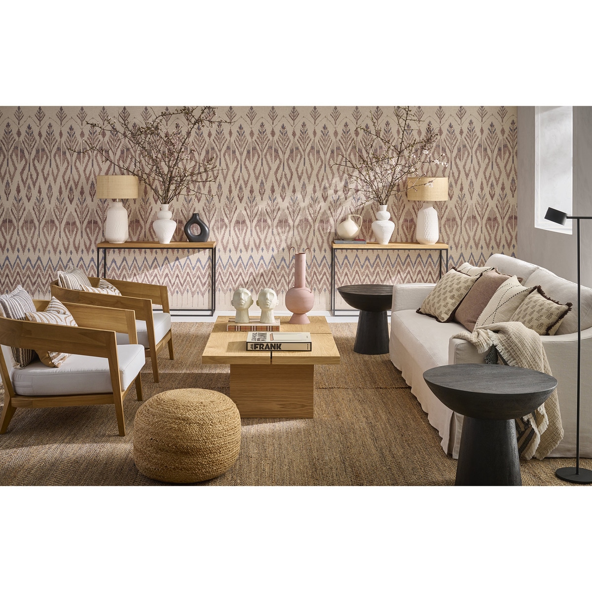 Mesa de centro rectangular de roble Lisboa Room - El Corte Inglés Roble-8