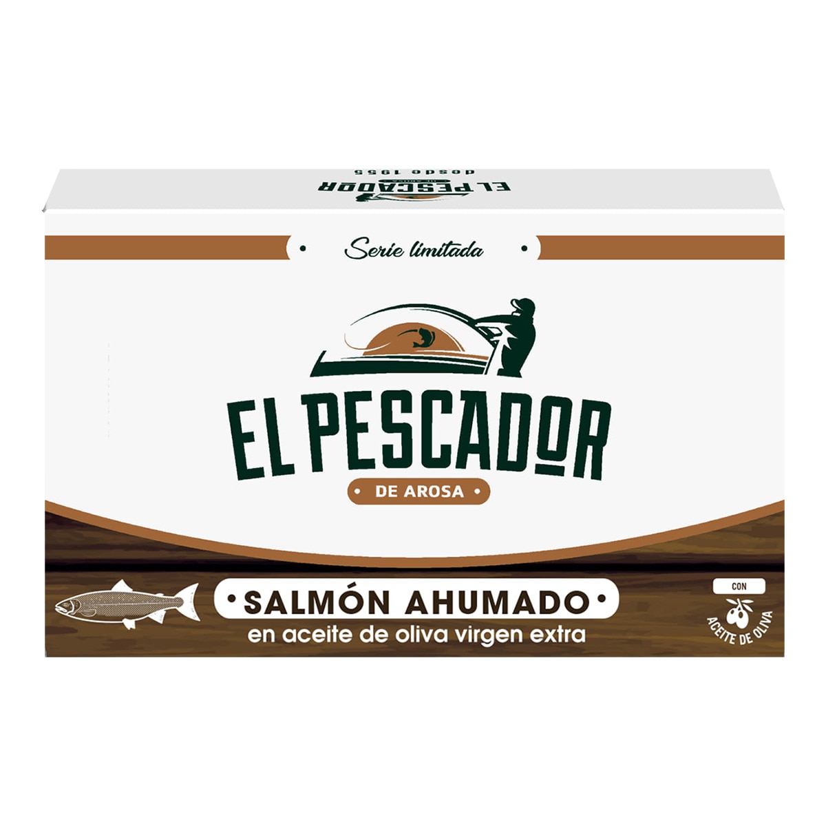 Salmón ahumado en aceite de oliva virgen extra El Pescador de Arosa 1