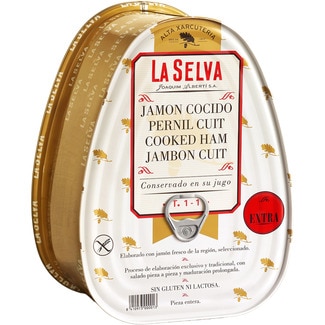 jamón cocido extra sin piel - La Selva