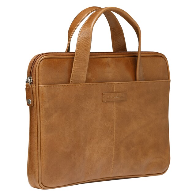 Imagen 0 de Maletín de piel dbramente1928 Silkeborg marrón para portátiles de 13"