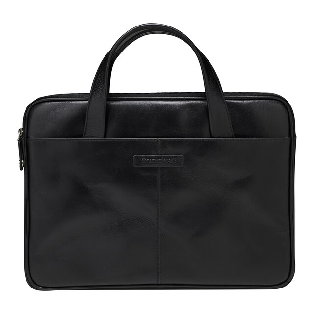 Imagen 0 de Maletín de piel dbramente1928 Silkeborg negro para portátiles de 13"