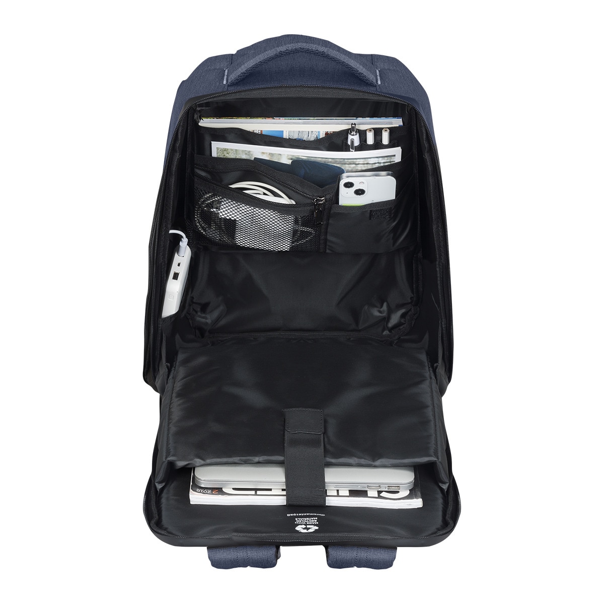 Mochila dbramante1928 Christiansborg azul para portátiles de 16" Azul oscuro-4