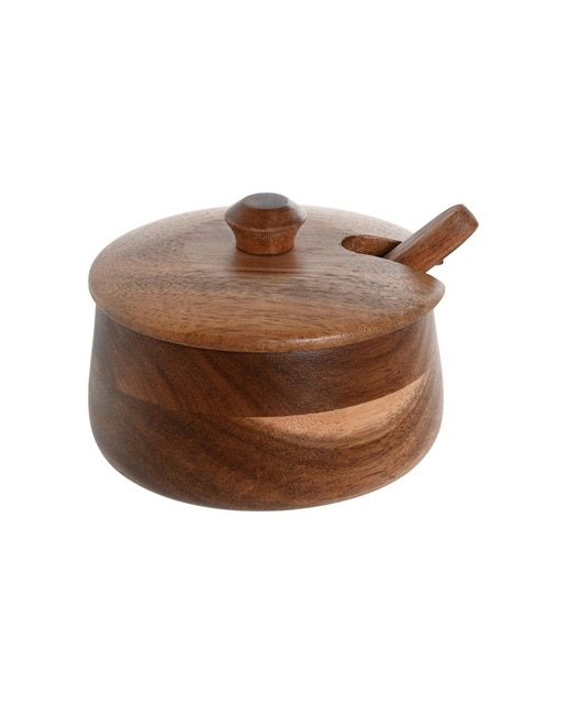 Imagen 0 de Azucarero acacia 9,5x9,5x7,5 natural