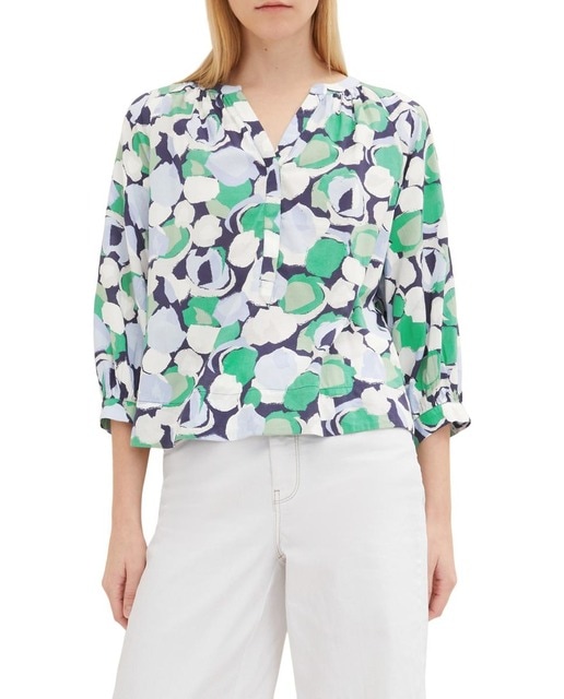 Imagen 0 de Blusa estampada manga francesa