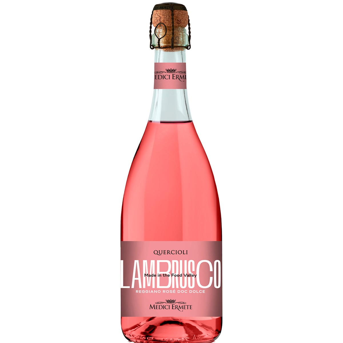 Vinho Rosé de Itália Lambrusco Doce garrafa 75 cl