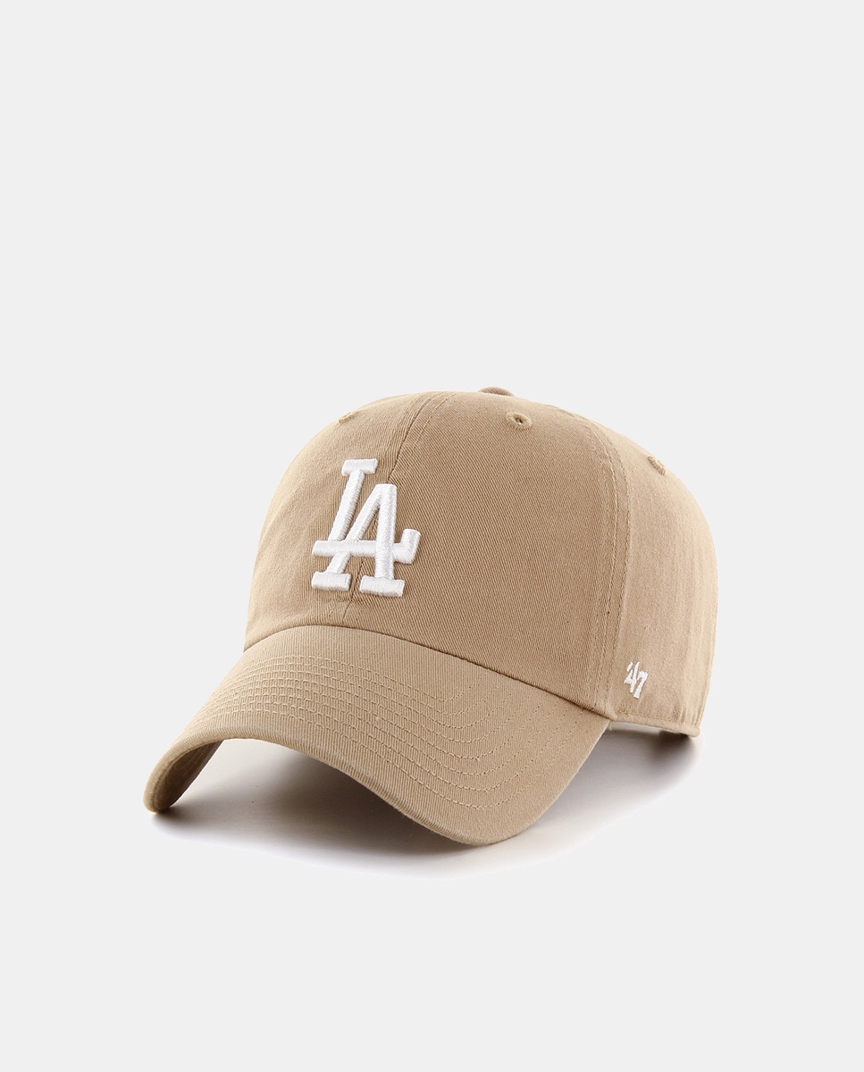 Boné MLB Los Angeles Dodgers '47 CLEAN UP w/ no Loop Label Bege-3
