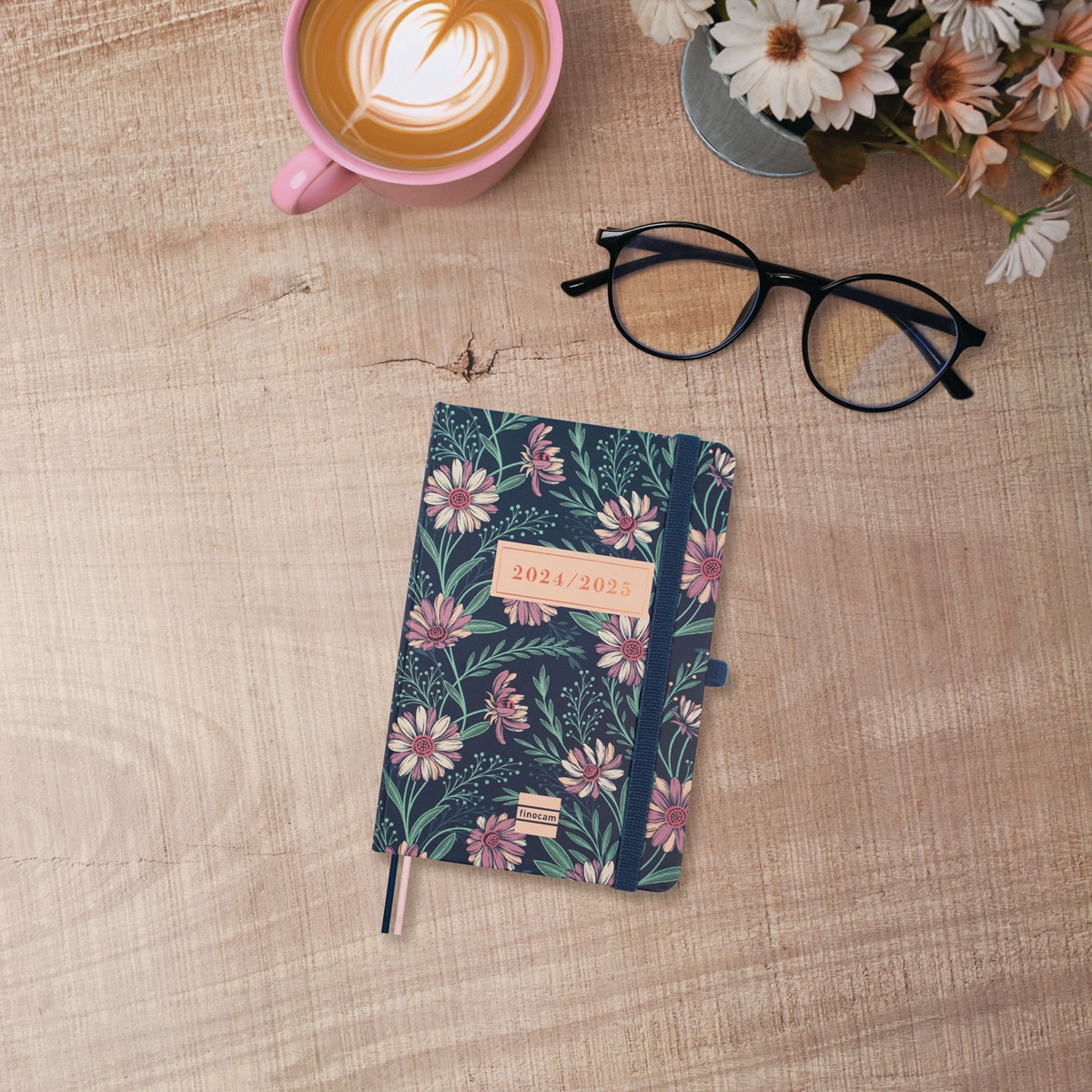 Agenda 18 Meses Julho 2024-Dezembro 2025 Minimal M3 Daisy Vista Semanal Horizontal Internacional Multilingue - 100x150 mm Multicolor-3