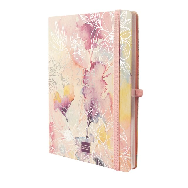 Imagen 0 de Agenda 18 meses julio 2024-diciembre 2025 Mínimal M5 - 140x190 mm semana vista horizontal Pretty Finocam internacional multilingüe