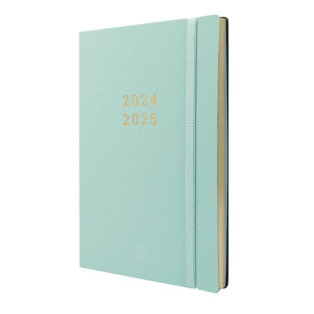 Imagen 0 de Agenda 18 meses julio 2024-diciembre 2025 Mara Y10 - 140x204 mm semana vista vertical Turquesa Finocam internacional multilingüe