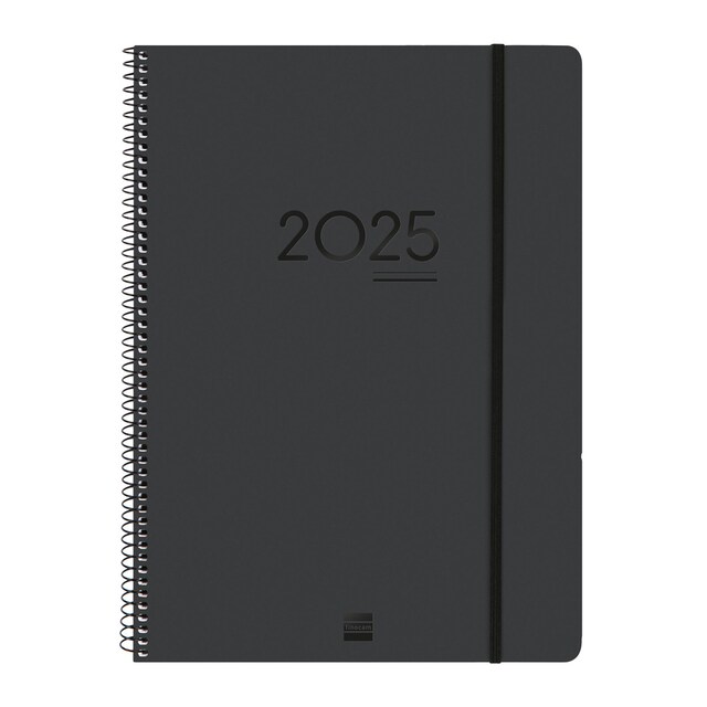 Imagen 0 de Agenda 16 meses septiembre 2024-diciembre 2025 Ikon E40 - 210x297 mm semana vista vertical Finocam negro internacional multilingüe