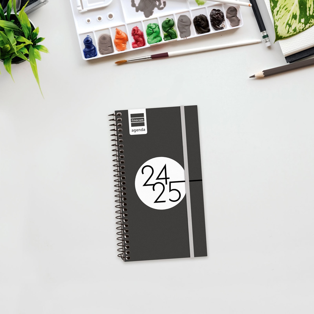 Agenda Escolar 2024-2025 Espir Label E9 Vista Semanal Horizontal 94x171 mm - Preto Preto-2