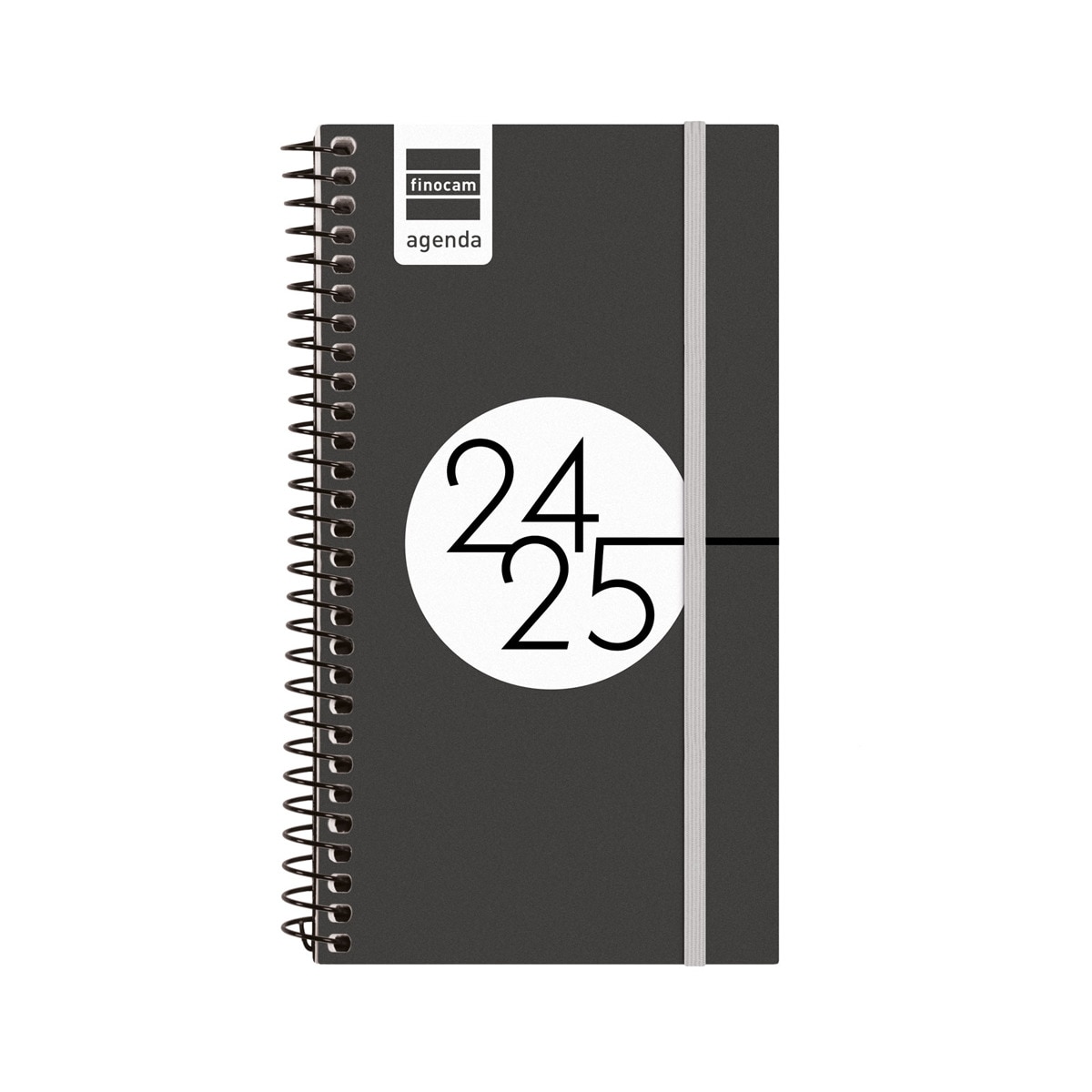 Agenda Escolar 2024-2025 Espir Label E9 Vista Semanal Horizontal 94x171 mm - Preto Preto-1