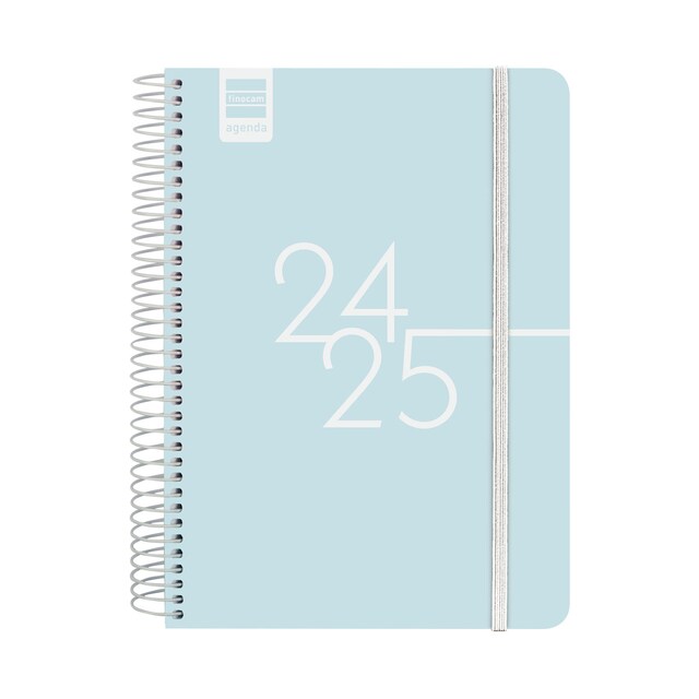 Imagen 0 de Agenda curso 2024-2025 Espir Kart E10 - 155x212 mm 1 día página Celeste Finocam