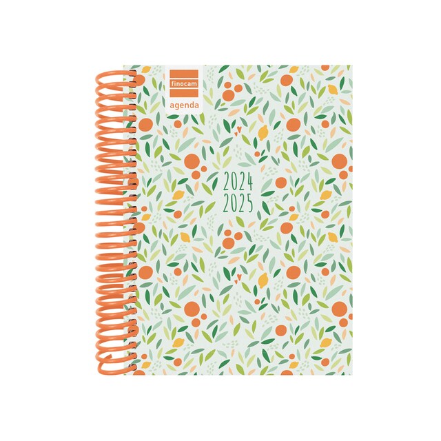 Imagen 0 de Agenda curso 2024-2025 Diva 1/8 - 120x164 mm 1 día página Fruits Finocam catalán multilingüe