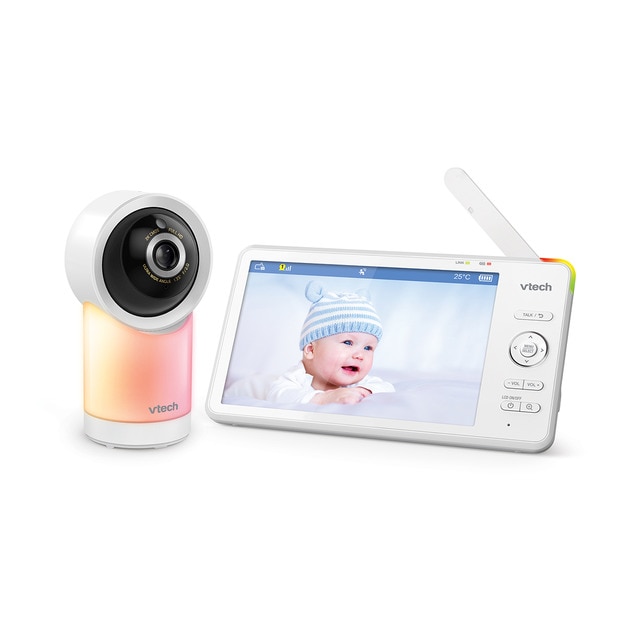 Imagen 0 de Vigilabebés VTECH WIFI conectado con pantalla Full HD  de 7" con control a través de la APP gratuita.