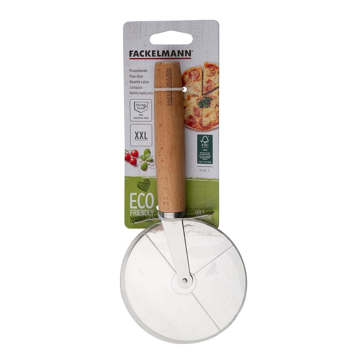 Cortador para pizza Fair Fackelmann Acero-5
