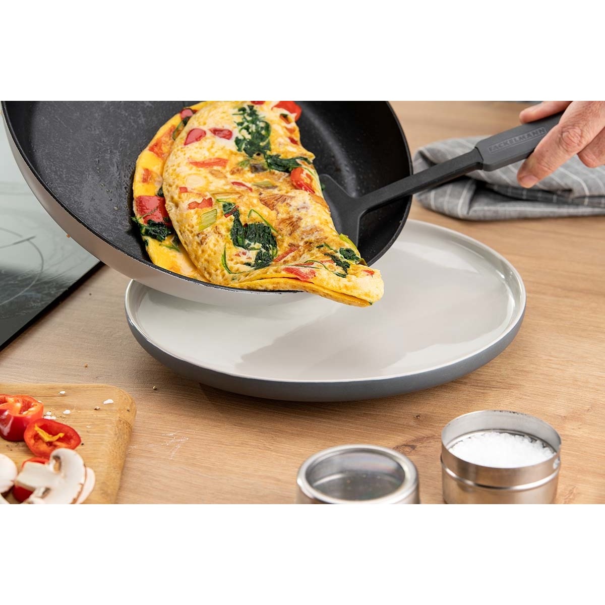 Espátula ranurada Statement Fackelmann Negro-7