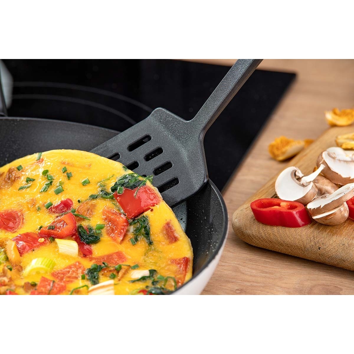 Espátula ranurada Statement Fackelmann Negro-6