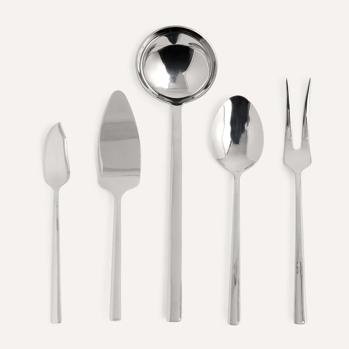 Tenedor de servir Mónaco Santa Clara Acero-4