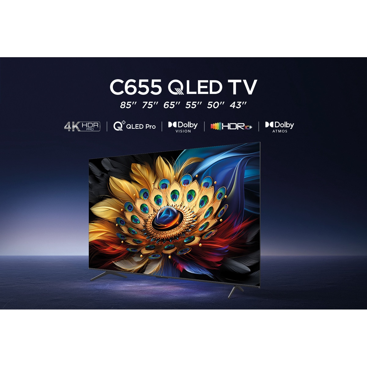 TV QLED Pro 127cm (50") TCL 50C655, 4K Ultra HD, Smart TV Google TV, compatible con Google Assistant Titanio-4