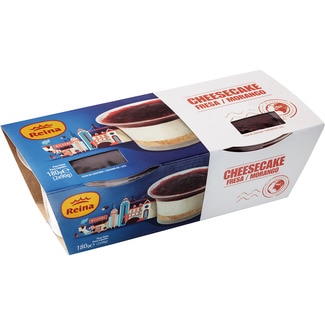 cheesecake de fresa pack 2 unidades 90 g - Reina