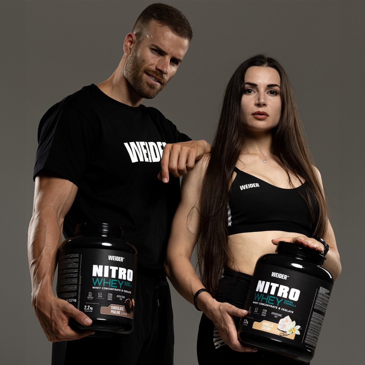 Proteína Nitro Whey Super Formula Chocolate Praliiné - 2,2 kg 2