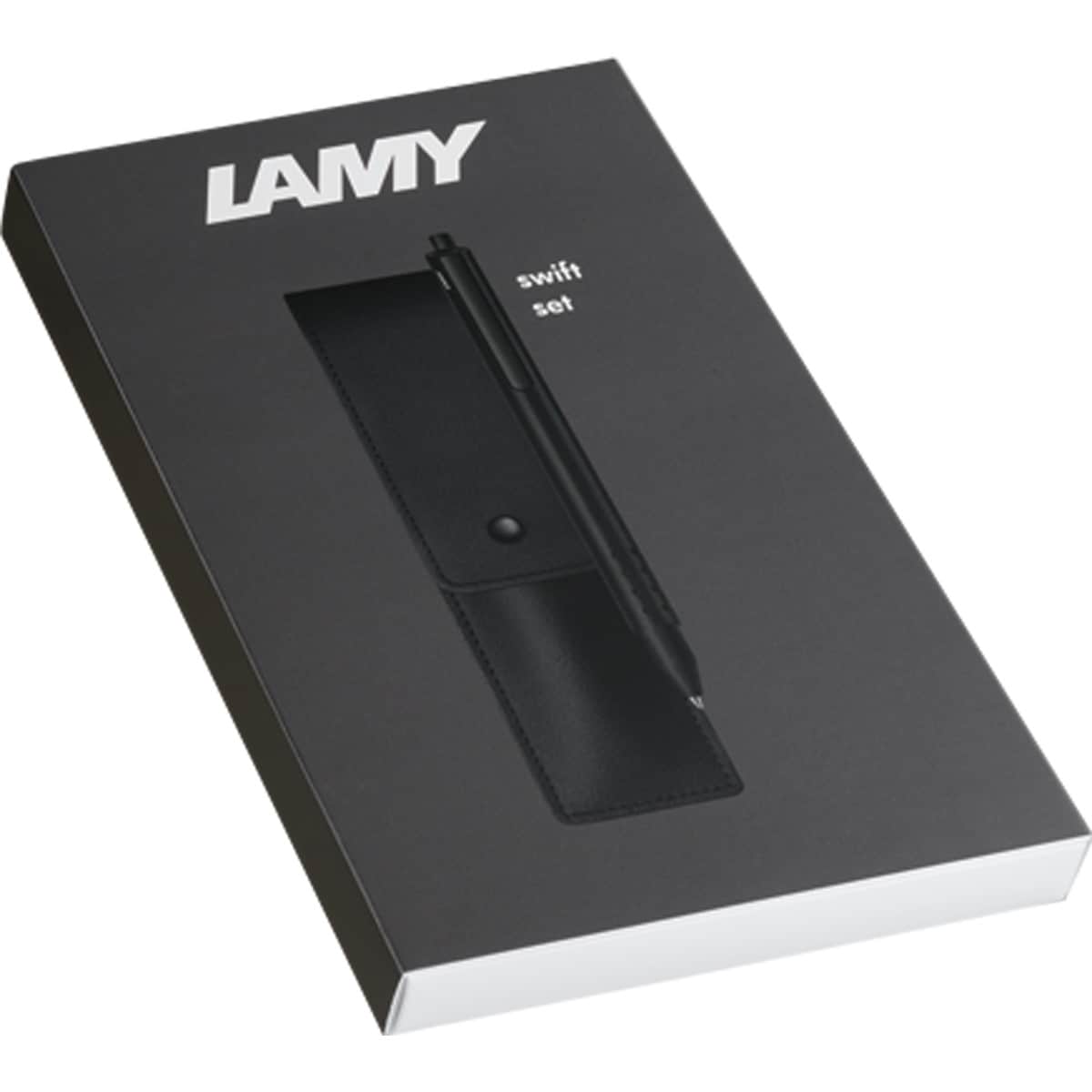 SET  331 Funda + Roller Swift LAMY Negro Negro mate-2