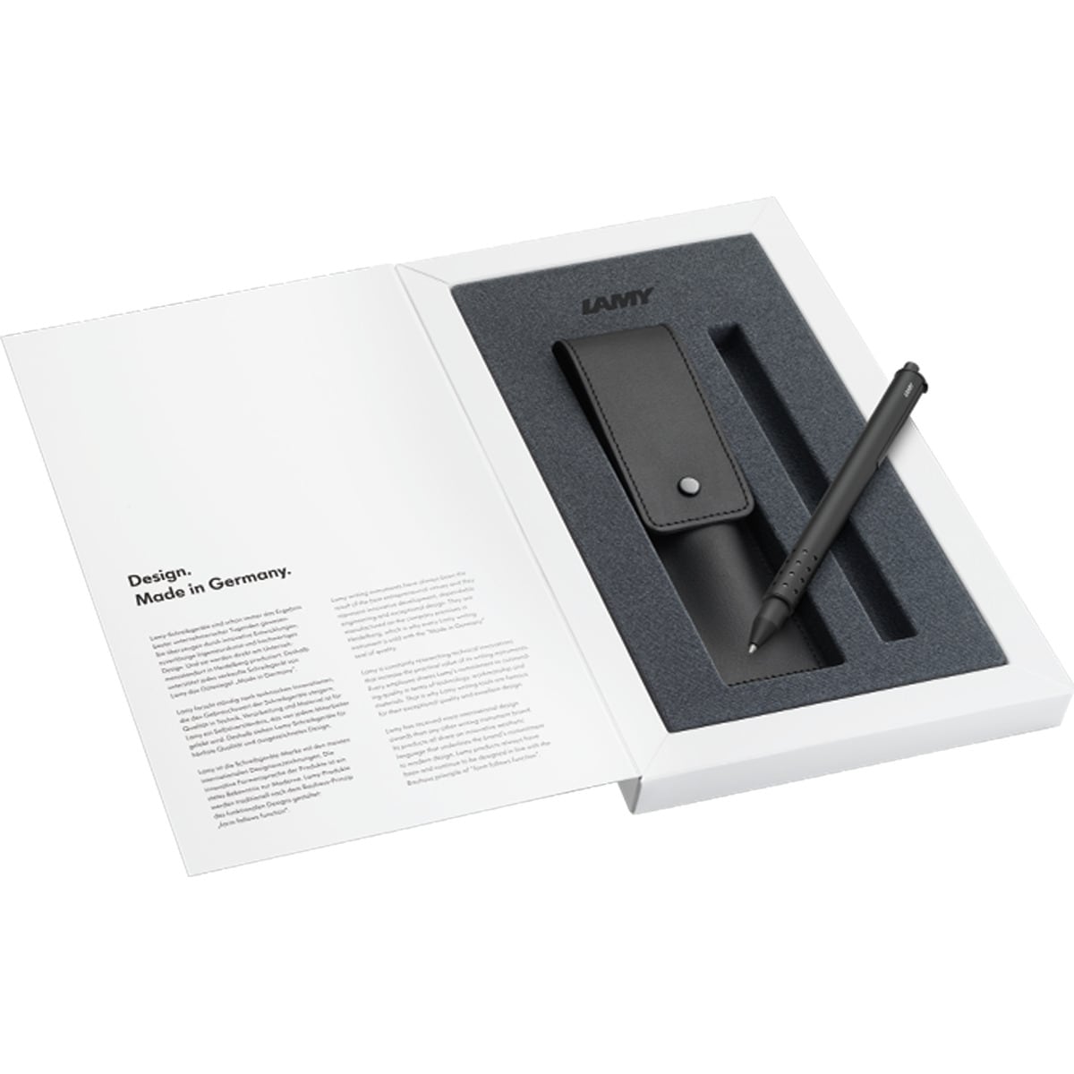 SET  331 Funda + Roller Swift LAMY Negro Negro mate-1