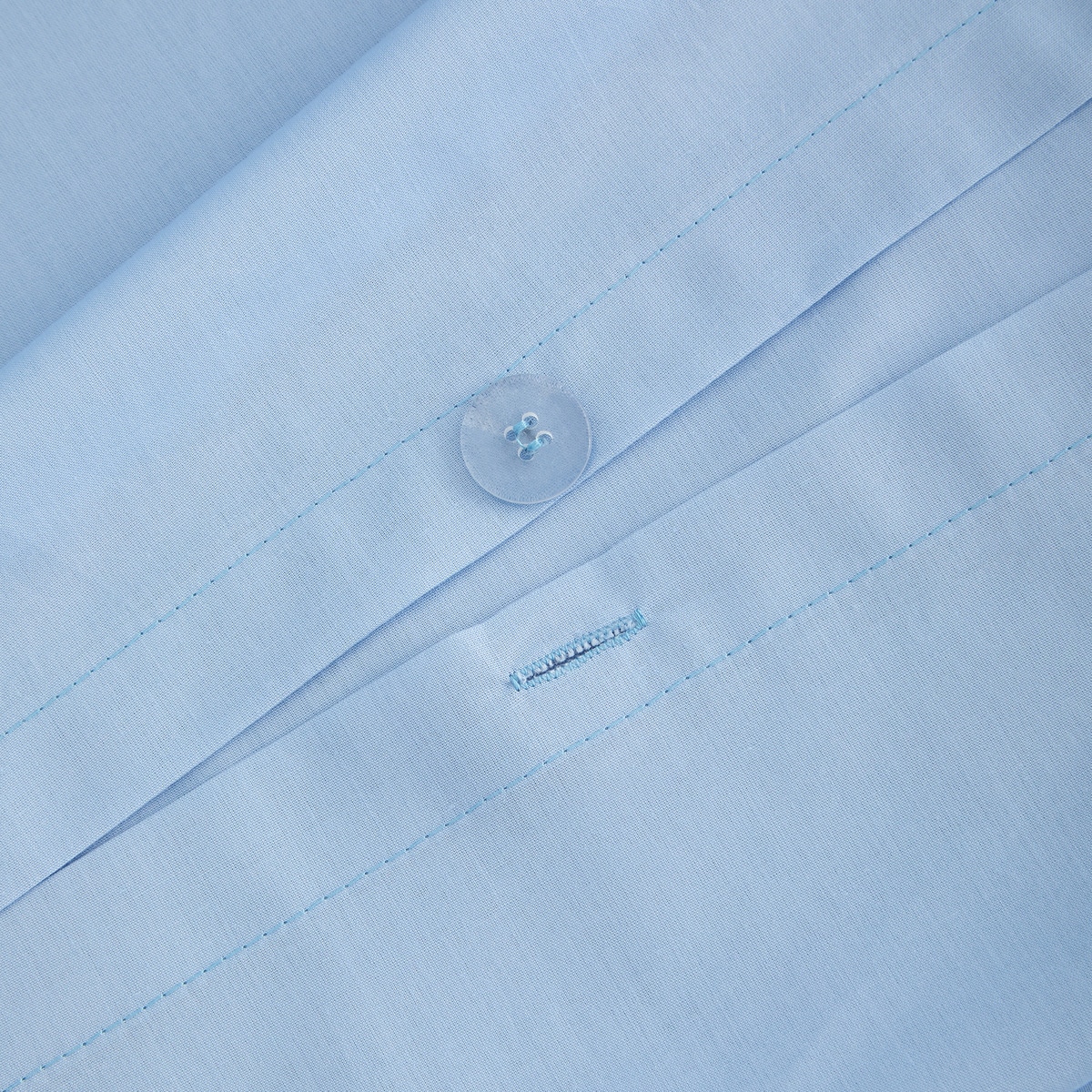 Funda nórdica algodón Percal Esencial 180 hilos El Corte Inglés Azul-3