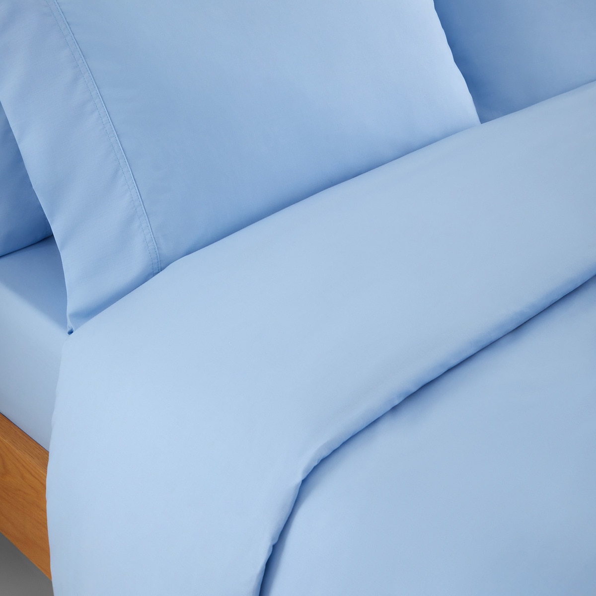 Funda nórdica algodón Percal Esencial 180 hilos El Corte Inglés Azul-2