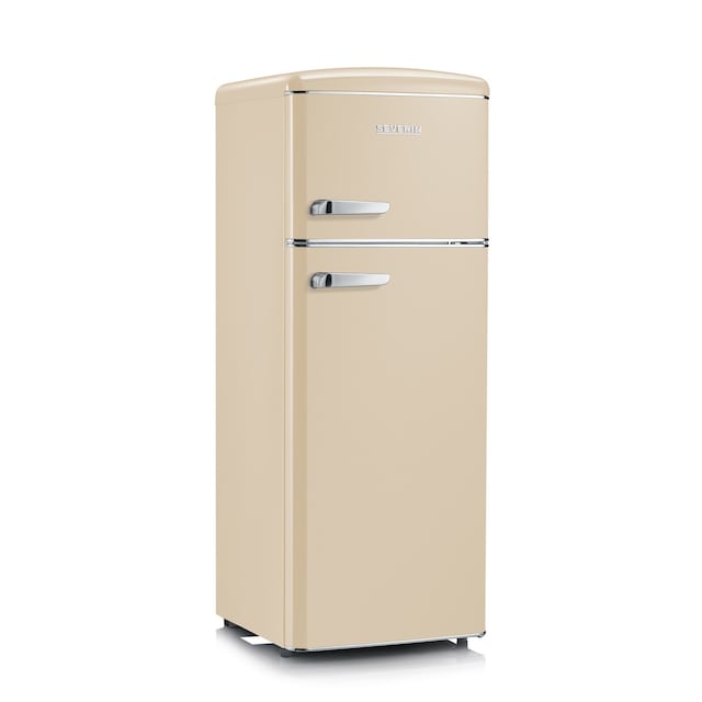 Imagem 0 de Frigorífico de 2 Portas Severin Retro RKG8933 e de 144 cm - Creme