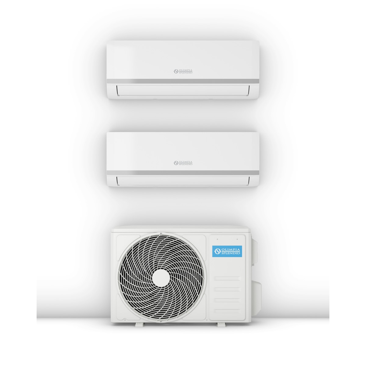 Aire acondicionado multisplit 2x1 Olimpia inverter con 3.500 Frig/h y 3.800 Kcal/h - ARYAL S2E DUAL1 Blanco-3