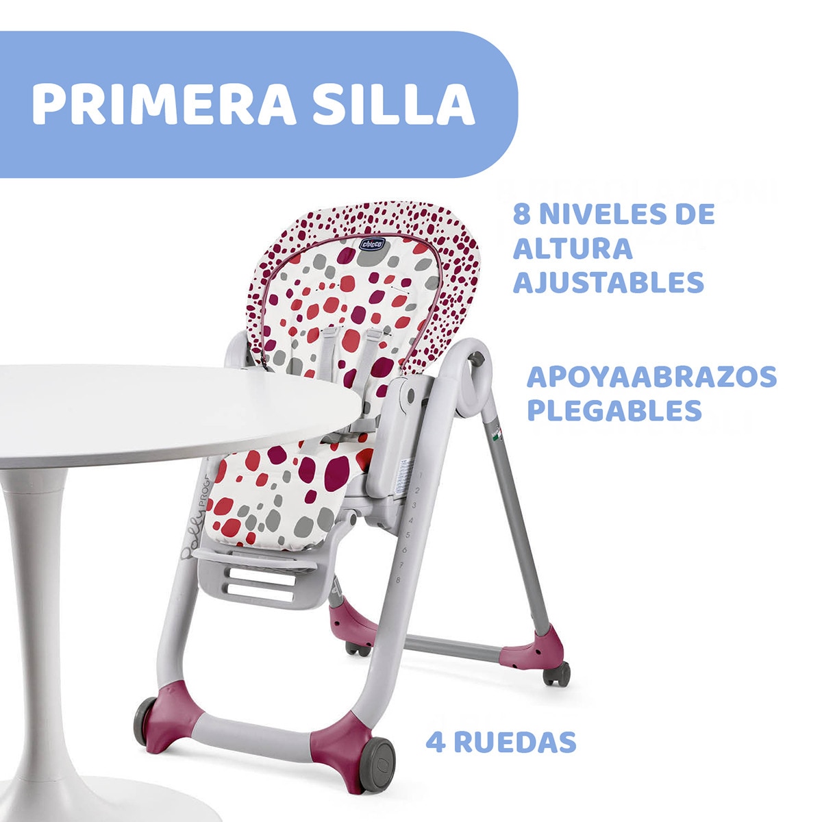 Trona Bebé Trona Evolutiva Polly Magic De Chicco En Silla Trona De